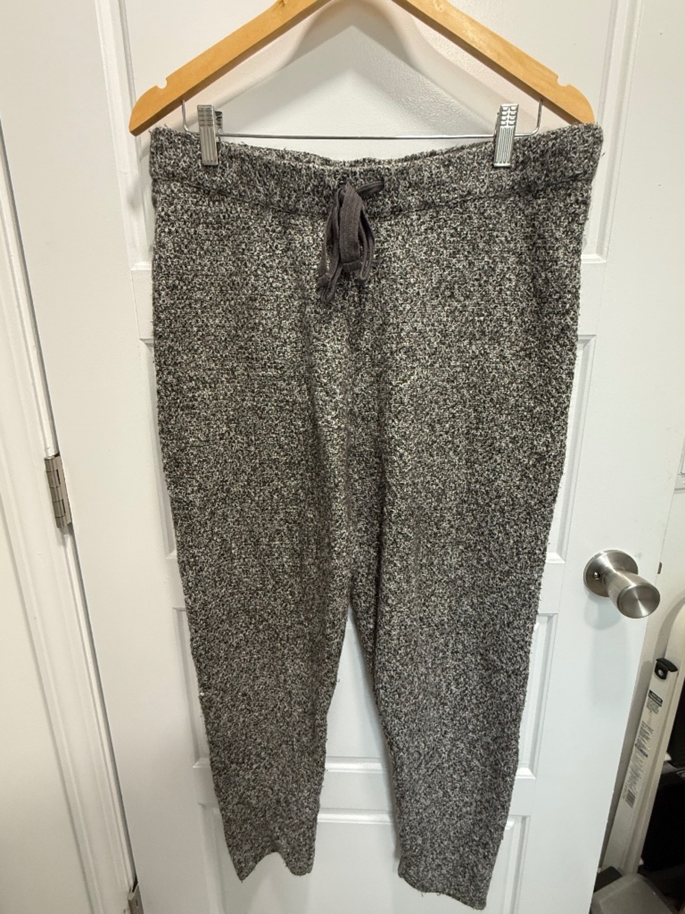 Free People heathered/marble grey pants